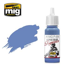 AMMO OF MIG: colore acrilico 17ml SERIE FIGURINI; DEEP COBALT BLUE