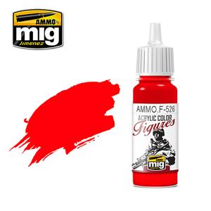 AMMO OF MIG: colore acrilico 17ml SERIE FIGURINI; PURE RED