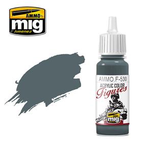 AMMO OF MIG: colore acrilico 17ml SERIE FIGURINI; BLUISH GREY