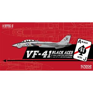 GREAT WALL HOBBY: 1/72; US Navy F-14A VF-41 "Black Aces" /w special PE & Decal 