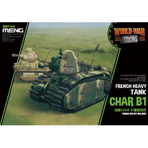 MENG WORLD WAR TOONS: French Heavy Tank Char B1 (CARTOON MODEL)