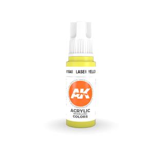 AK INTERACTIVE: acrylic paint 3rd Generation Laser Yellow 17ml