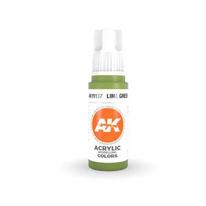 AK INTERACTIVE: acrylic paint 3rd Generation Lime Green 17ml