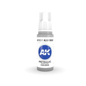 AK INTERACTIVE: acrylic paint 3rd Generation Aluminium 17ml
