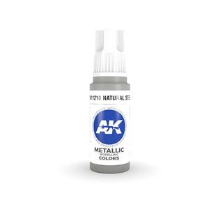 AK INTERACTIVE: acrylic paint 3rd Generation Natural Steel 17ml