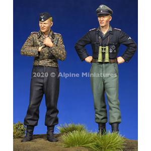 Alpine Miniatures: 1/35; WSS Panzer Crew Set - 2 figs 
