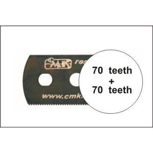 CMK: sega ultra liscia (entrambi i lati 70 denti) 1p