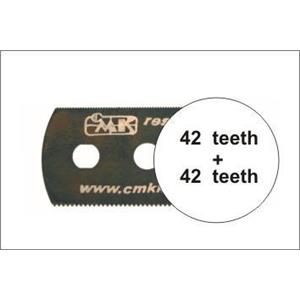 CMK: Sega molto liscia (entrambi i lati 42 denti) 1p