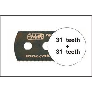 CMK: sega liscia (entrambi i lati 31 denti) 1p