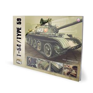 AMMO OF MIG: T-54/TYPE 59 – VISUAL MODELERS GUIDE - (English) book, soft cover, 70 pages