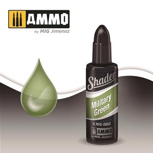 AMMO of MIG: SHADER acrilico da 10ml MILITARY GREEN