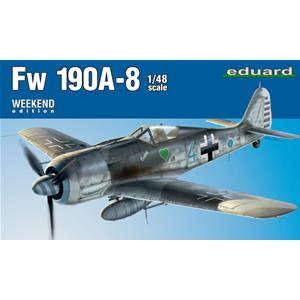 EDUARD: 1/48; Weekend edition kit of German WWII fighter aircraftbFw 190A-8 