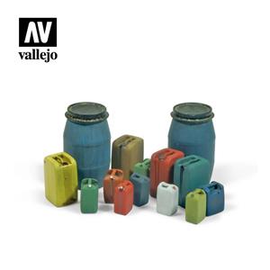 Vallejo Vallejo Scenics Scenery Assorted Modern Plastic Drums #2 -