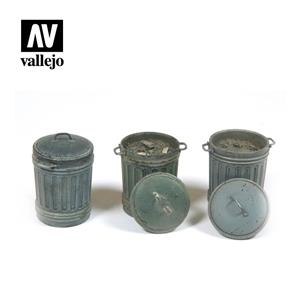 Vallejo Vallejo Scenics Scenery Garbage Bins #1 -