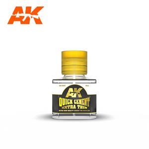 AK INTERACTIVE: Colla rapida per plastica Extra Fine 40ml.