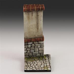 Royal Model: Base with wall (cm 3,5x3,5)  (1/35-1/32 scale)