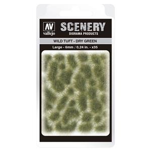Vallejo Scenery Wild Tuft - Dry Green size Large