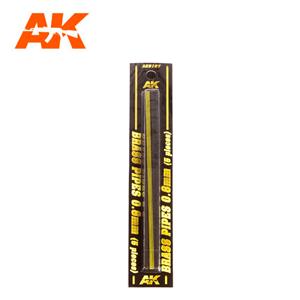 AK INTERACTIVE: tubo in ottone da 0,8 mm - 5 pezzi