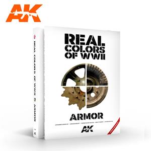 AK INTERACTIVE: REAL COLORS OF WWII ARMOR New 2nd Extended Update Version -English 228 pages. Hard Cover. Limited Edition