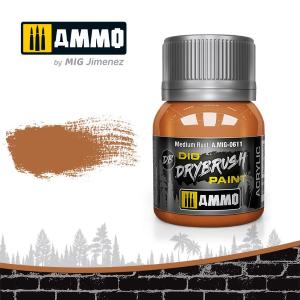 AMMO of MIG: DRYBRUSH Medium Rust  40ml