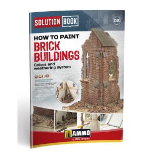 AMMO of MIG: How to Paint Brick Buildings. Colors & Weathering System Solution Book (Multilingual) - book, soft cover, 70 pages