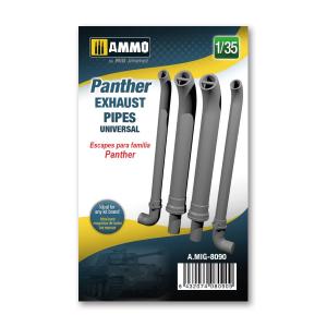AMMO of MIG: Panther exhausts pipes universal, scale 1/35 - Resin Kit