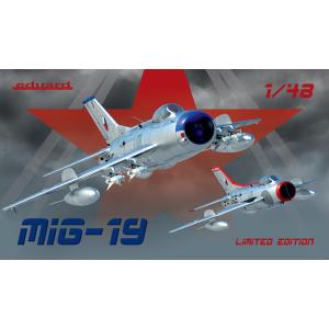 EDUARD: 1/48; Limited edition kit of Soviet Cold War jet fighter MiG-19 version S and PM