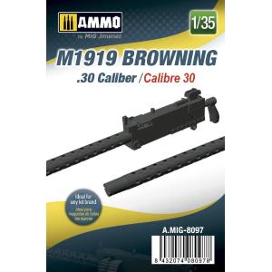 Ammo of Mig: 1/35 M1919 Browning. 30 cal