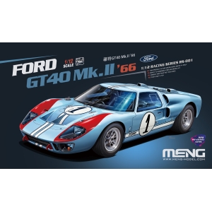MENG MODEL: 1/12 Ford GT40 Mk.II ’66 (Pre-colored Edition)