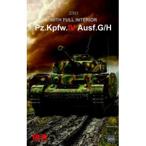 RYE FIELD MODEL: 1/35; Pz.kpfw.IV Ausf.G/H 2in1  con interni completi