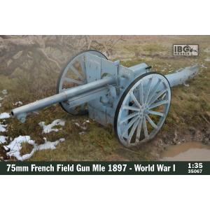 IBG MODELS: 1/35; 75mm French Field Gun Mle 1897 - World War I 