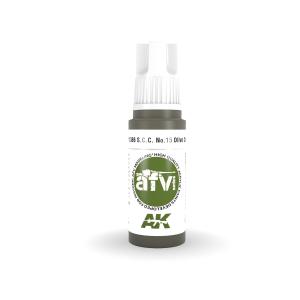 AK INTERACTIVE: colore acrilico 3rd Generation 17mL S.C.C. No.15 Olive Drab