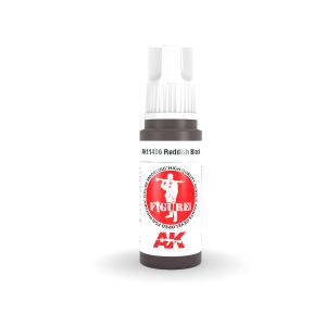 AK INTERACTIVE: colore acrilico 3rd Generation 17mL Reddish Black