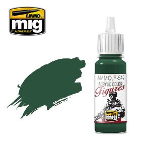 AMMO OF MIG: colore acrilico 17ml SERIE FIGURINI; FIGURES PAINTS Phatlo Green