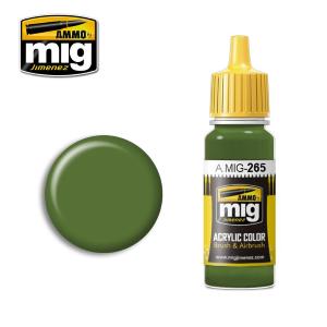 AMMO OF MIG: colore acrilico 17ml; ACRYLIC COLOR IJN Mitsubishi Green