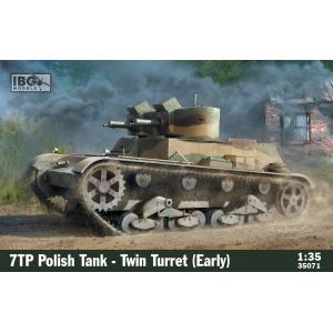 IBG MODELS: 1/35; 7TP Polish Tank -Twin Turret (Early Production)  
