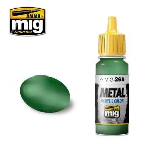 AMMO OF MIG: colore acrilico 17ml; ACRYLIC COLOR Aotake Green