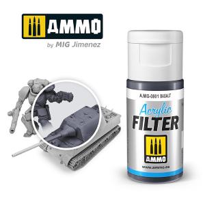 AMMO of MIG: ACRYLIC FILTER Basalt - filtro acrilico da 15ml