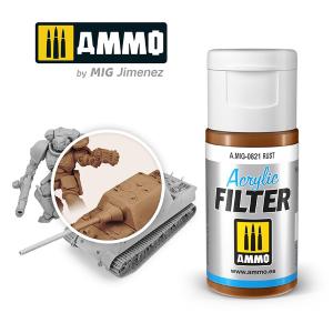 AMMO of MIG: ACRYLIC FILTER Rust - filtro acrilico da 15ml