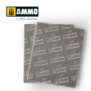 AMMO of MIG: foglio di spugna abrasiva (grana 100)