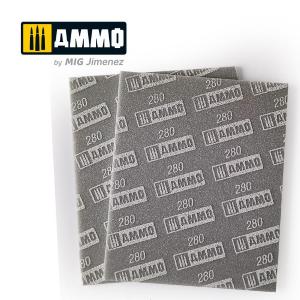 AMMO of MIG: foglio di spugna abrasiva (grana 280)