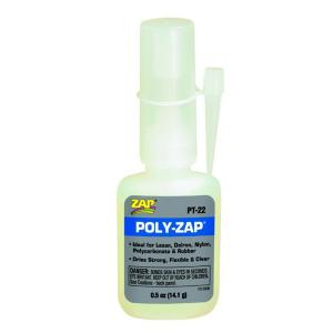 ZAP CYANOACRYLATE 1/2 oz. (14.3 gram) Poly-Zap CA