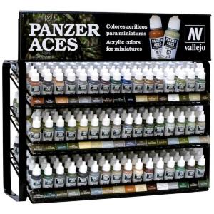 Vallejo PANZER ACES Color: ESPOSITORE VUOTO per 288 bottiglie di 17 ml. (48x6=288 units) - colore acrilico