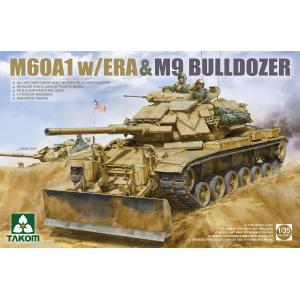 TAKOM MODEL: 1/35; M60A1 with ERA&M9 BULLDOZER