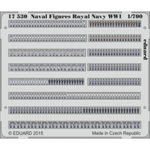 EDUARD: 1/700; Naval Figures Royal Navy - photoetched set