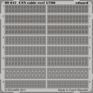 EDUARD: 1/700 ; USN cable reel  1/700 - per kit