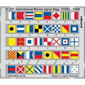 EDUARD: 1/200 ; International Marine signal flags STEEL 1/200 - per kit