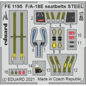 EDUARD: 1/48 ; F/A-18E seatbelts STEEL - per kit MENG