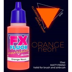 SCALE75 INSTANT COLOR: ORANGE NEON - waterbased Acrylic paint 17ml