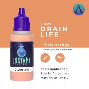 SCALE75 INSTANT COLOR: DRAIN LIFE - waterbased Acrylic paint 17ml